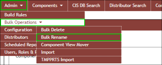 Admin > Bulk Operations > Bulk Rename