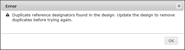 BOM Import - Duplicate RefDes
