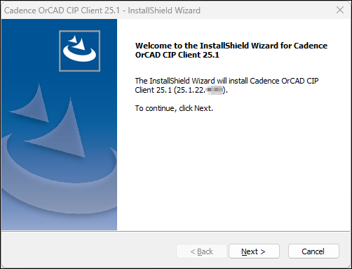 CIP Client Install Welcome