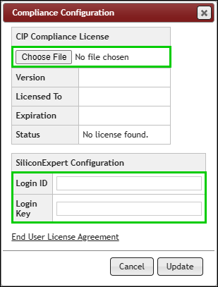 Initial Compliance Configuration